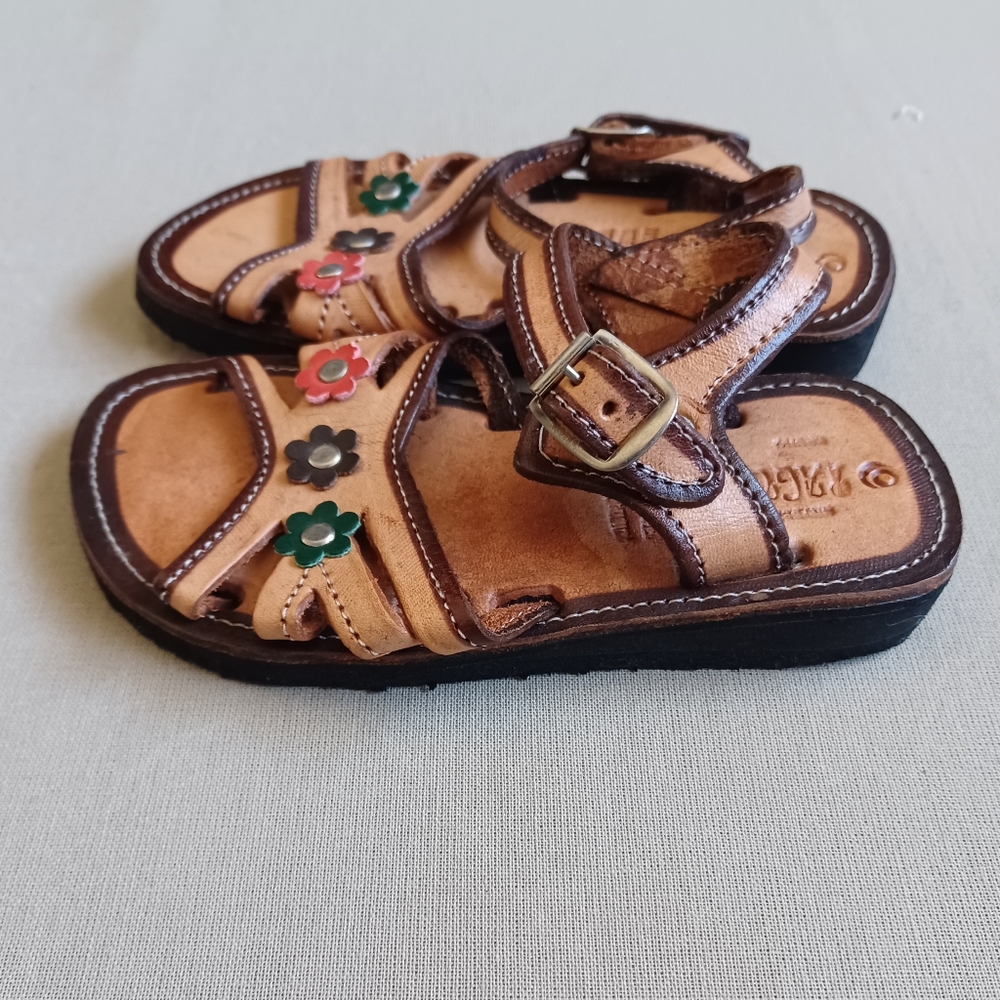 Toddler Handmade Mexican Guaraches - Picture 5 of 8